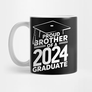 Proud Brother of a 2024 Graduate Senior Class Family Graduation Mug